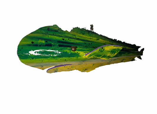 Bright Green Lazy Fish