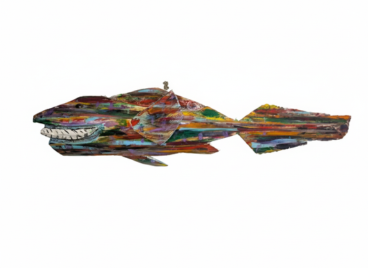 Wide Stripe Lazy Fish