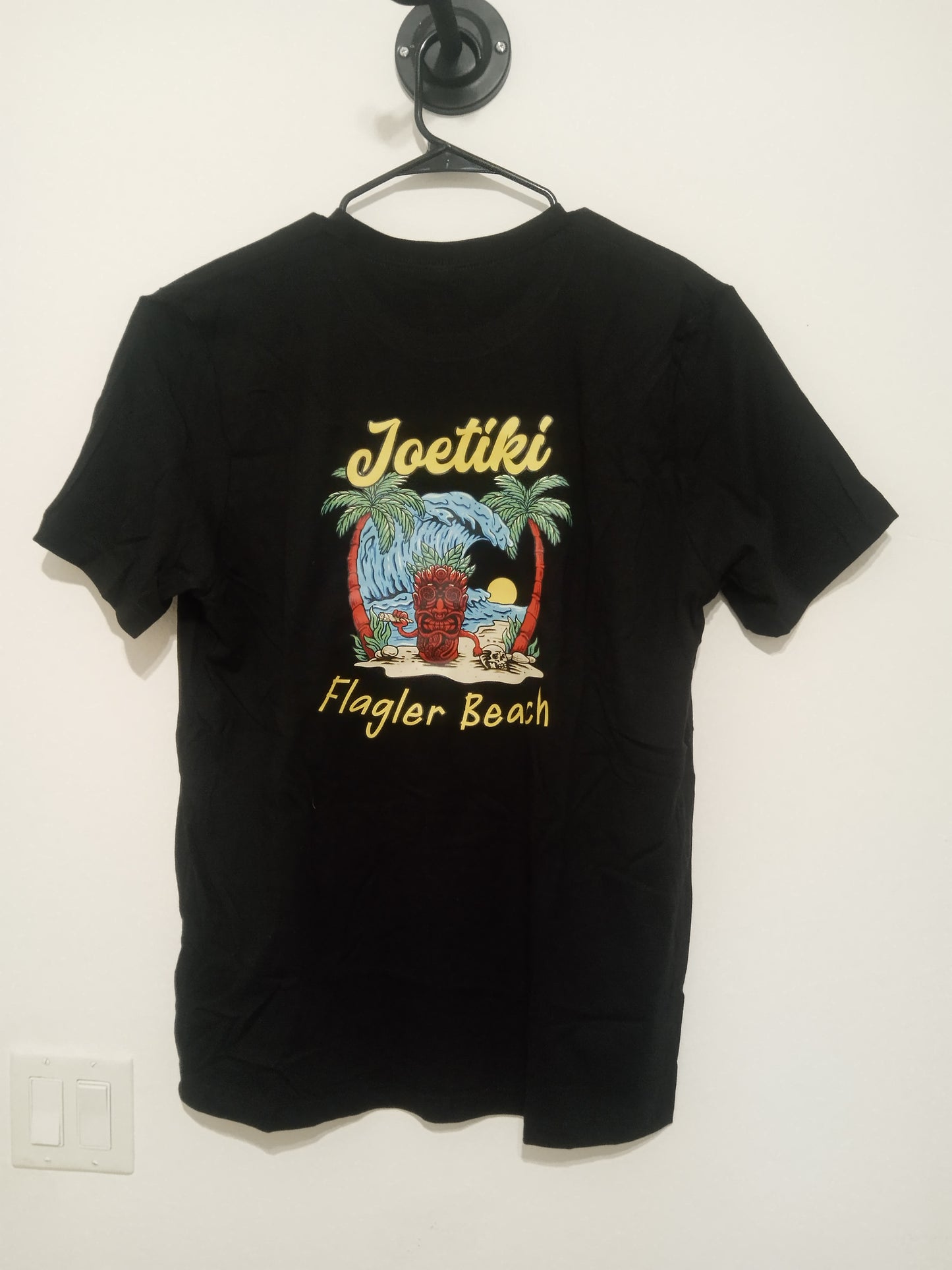 Joe tiki Flagler Beach T-shirt Black