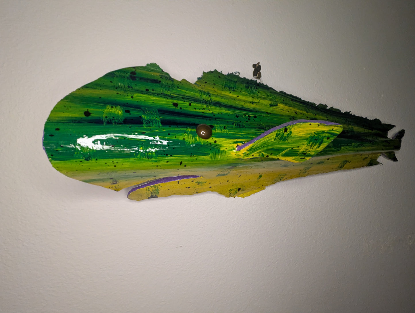 Bright Green Lazy Fish