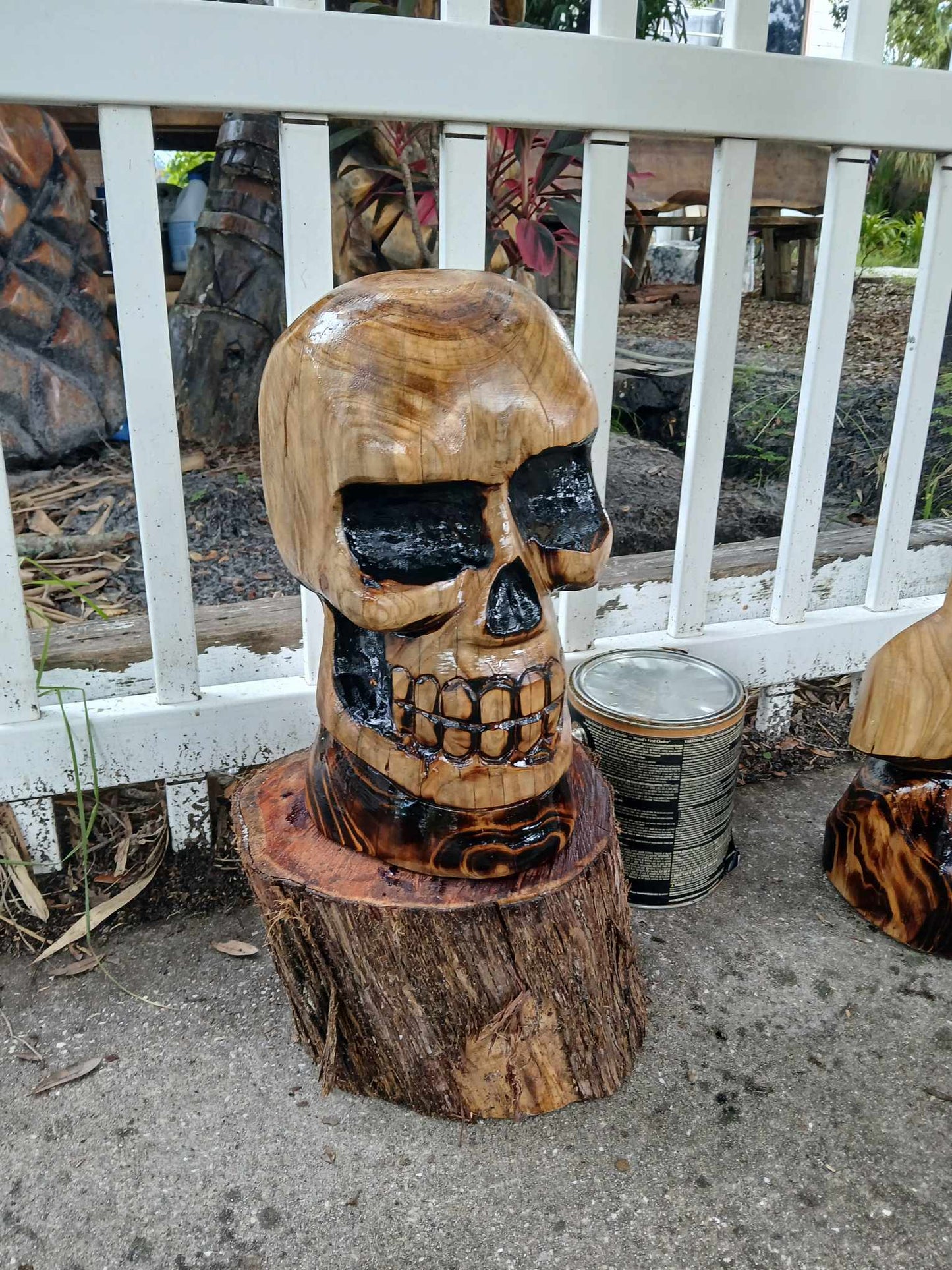 Skull carving