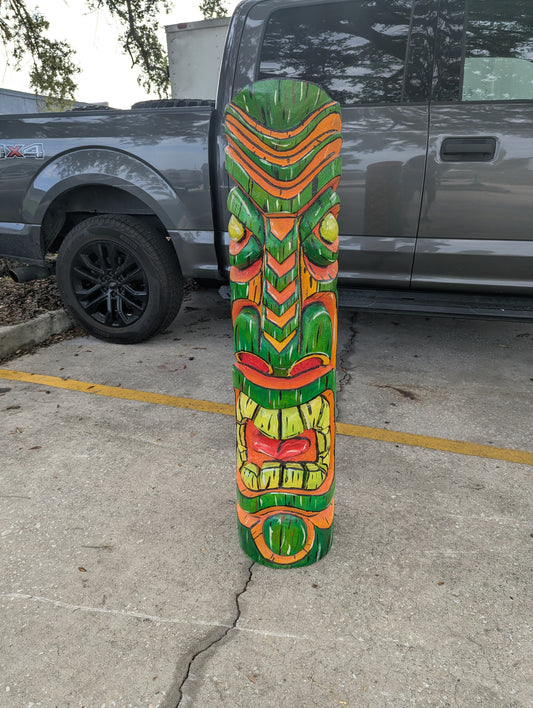 Painted tiki