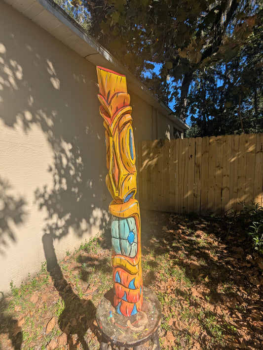 Painted tiki