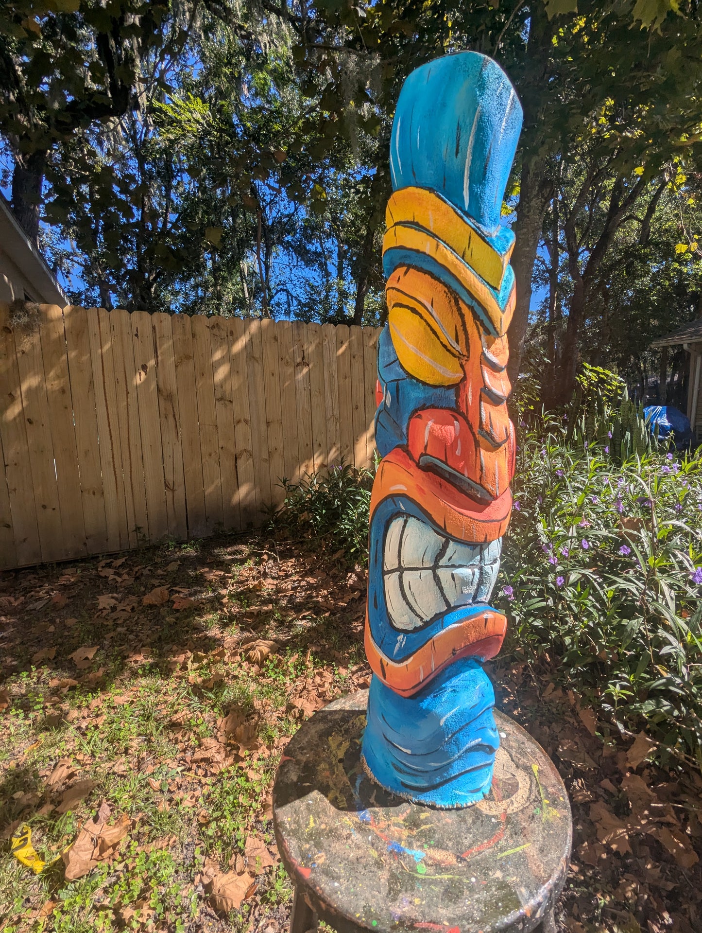 Flair painted tiki