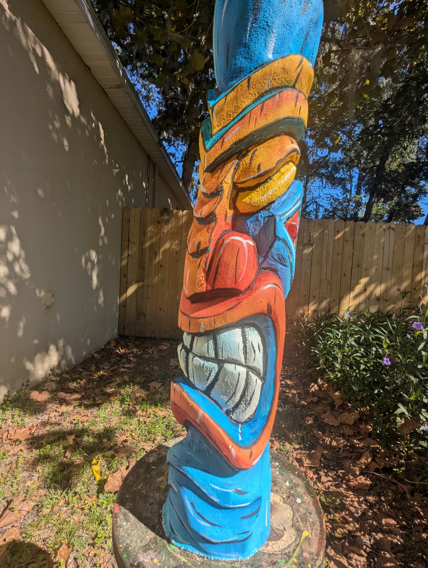 Flair painted tiki