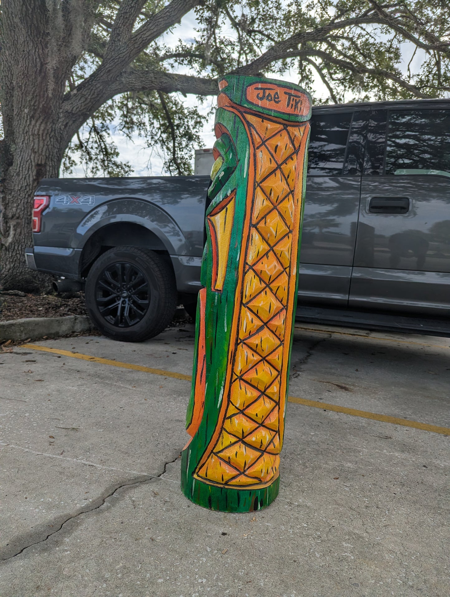 Painted tiki